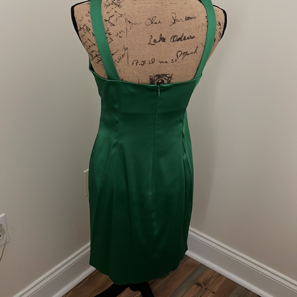 Calvin Klein Green Midi Dress, size 10P, NWT - Picture 3 of 5